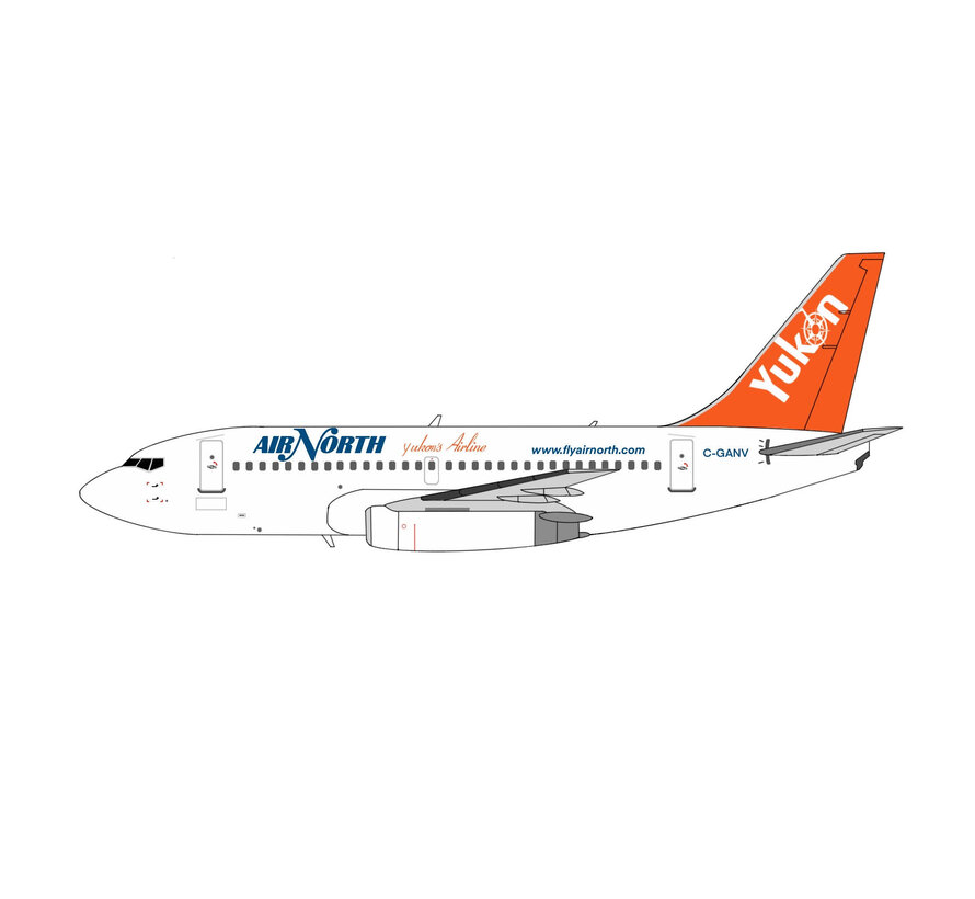 B737-200 Air North C-GANV 1:400 (3d printed resin) +NEW ARRIVAL+