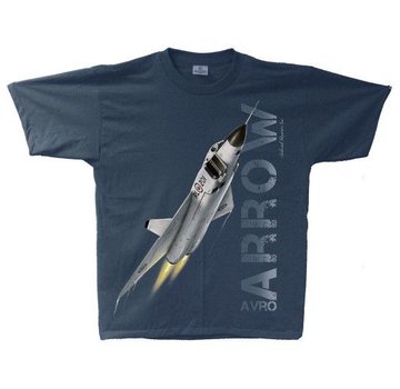 Labusch Skywear Avro Arrow Adult T-Shirt Navy