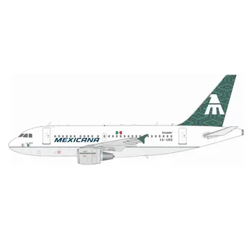 InFlight A318 Mexicana green tail XA-UBQ 1:200 +New Arrival+
