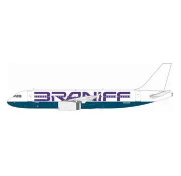 InFlight A320 Braniff International Airways N902BN 1:200 with stand +New Arrival+
