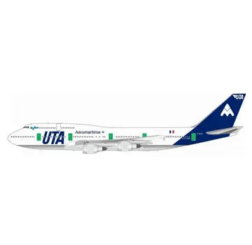 InFlight B747-300M UTA Union de Transports Aeriens F-GETB 1:200 with stand +New Arrival+