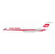 InFlight DC9-41 TWA Trans World Airlines N933L 1:200 with stand +New arrival+