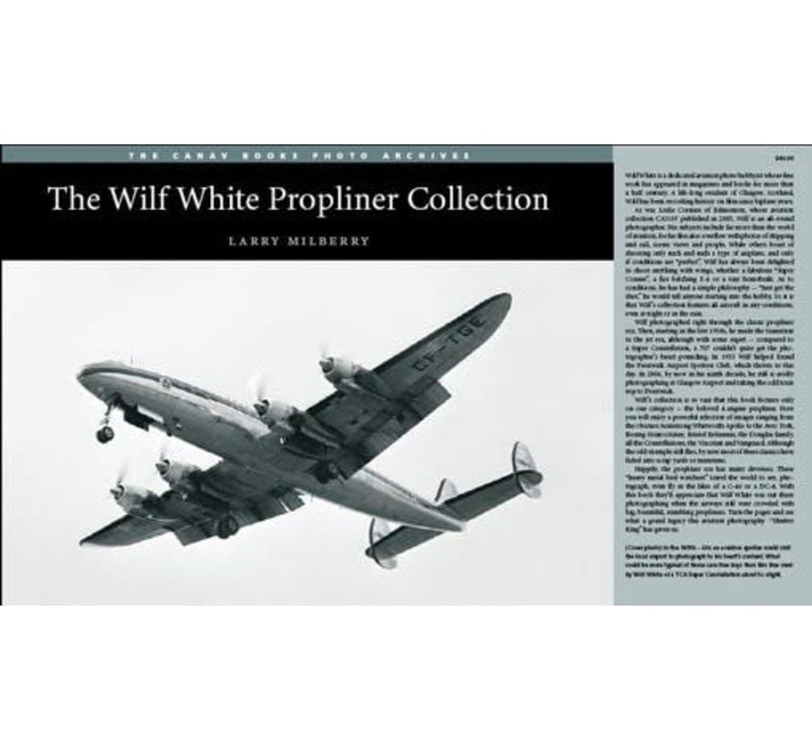 Wilf White: Propliner Collection softcover