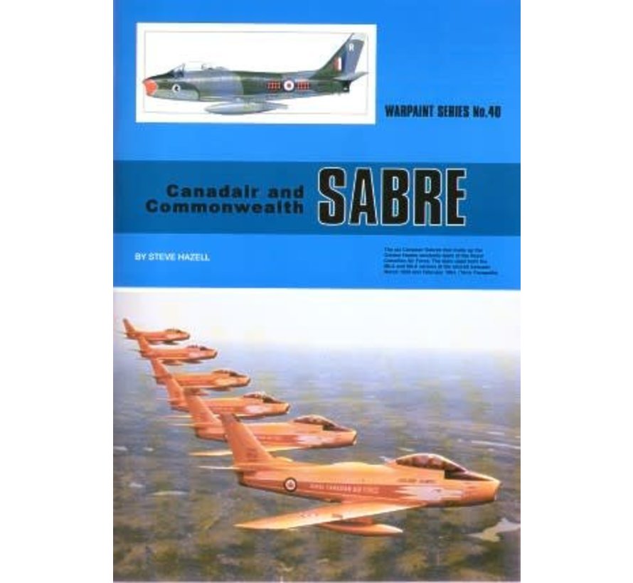 Canadair & Commonwealth Sabre: Warpaint #40 softcover