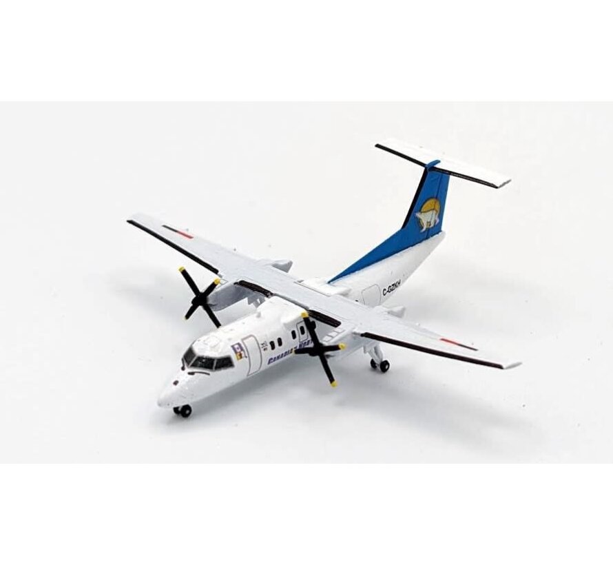 dash-8-100 Canadian North polar bear livery C-GZKH 1:400 (3d printed resin)
