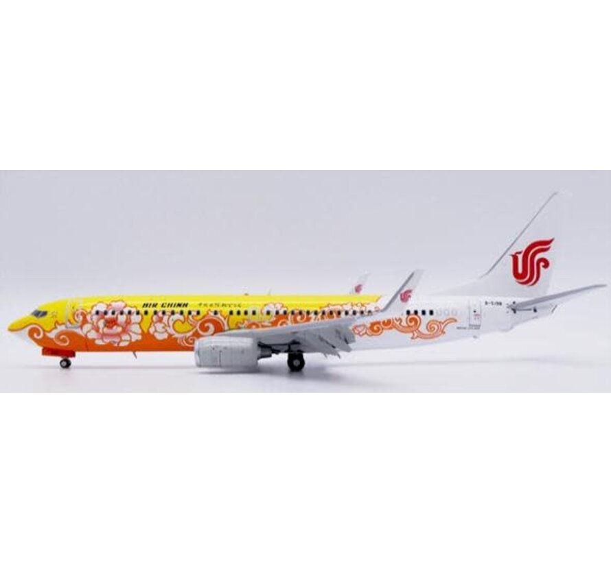 B737-800W Air China Yellow Peony B-5198 1:200 winglets with stand