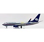 B737-700W AeroMexico go VISA N784XA 1:200 winglets polished with stand