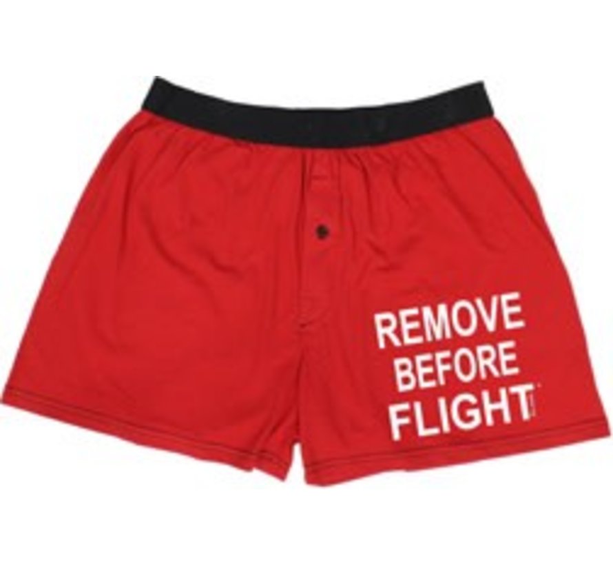 Remove Before Flight Boxer Shorts