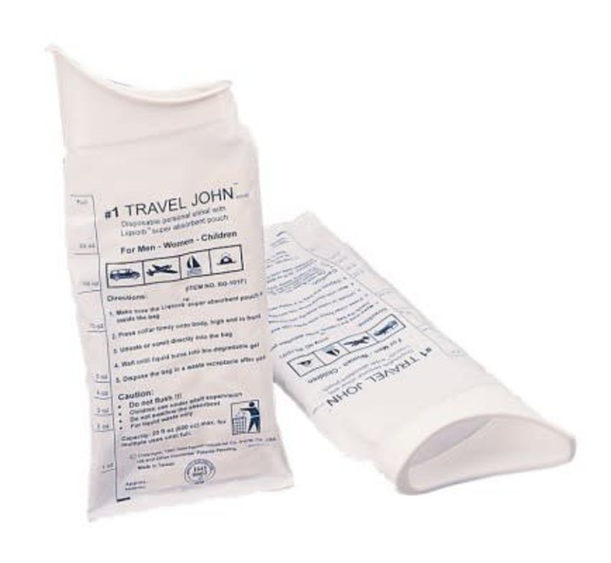 Travel John Disposable Urinal 3 Pack