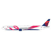 Gemini Jets B767-400ER Delta Air Lines N845MH pink ribbon/Breast Cancer Res. Fdn. 1:400