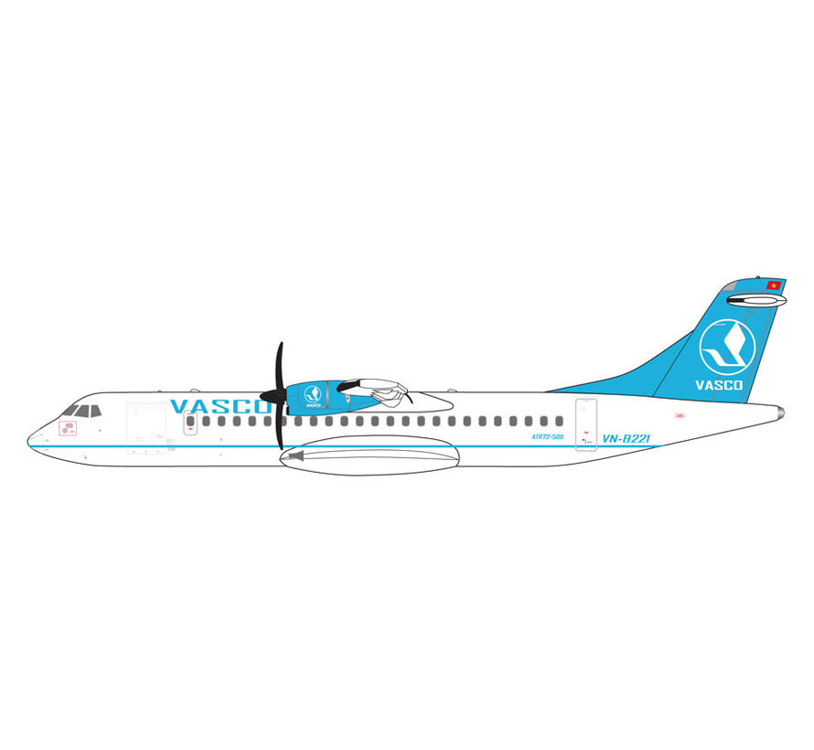 ATR 72-500 Vietnam Air Services VN-B221 1:400