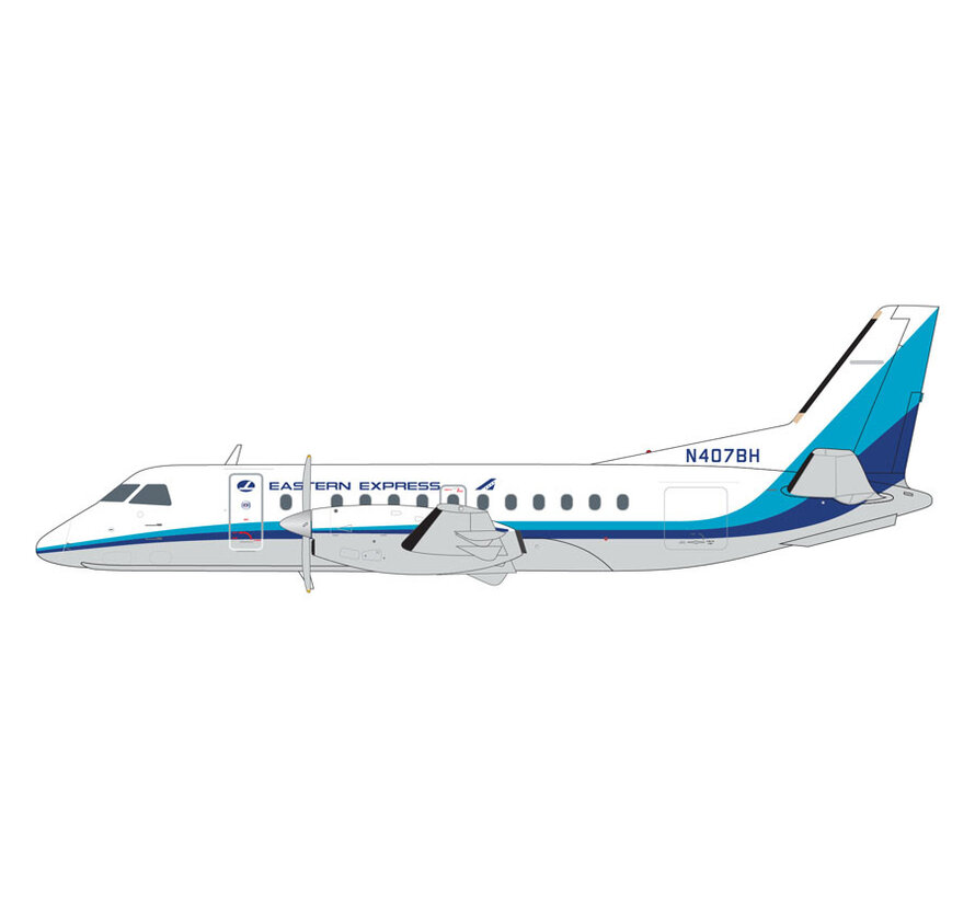 Saab 340A Bar Harbor Airlines N407BH 1:200