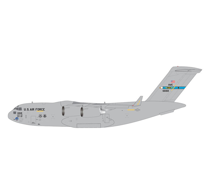 C17A Globemaster III US Air Force 06 6168 Dover Air Force Base 1:200