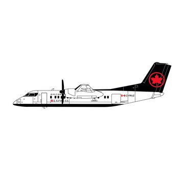 3D Design Deck dash-8-300 jazz 2017 livery C-FRUZ 1:400 (3d printed resin)