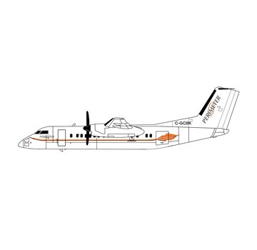 3D Design Deck dash-8-300 Perimeter C-GCBK 1:400 (3d printed resin)