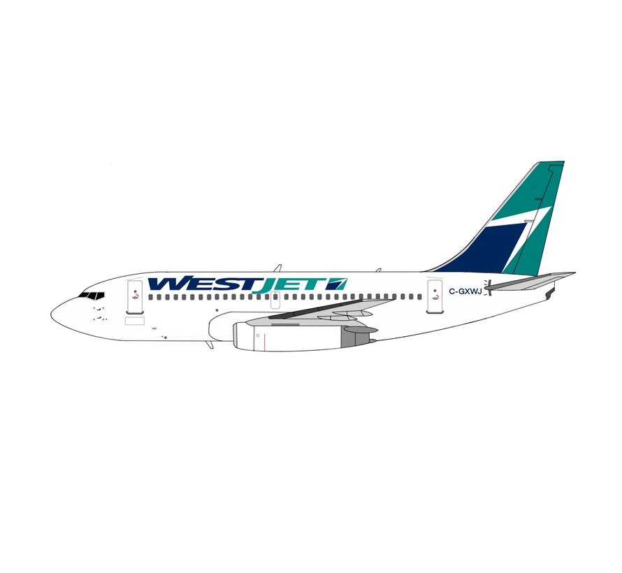 B737-200 Westjet C-GXWJ 1:400 (3d printed resin)