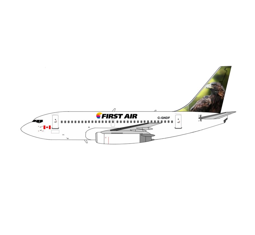 B737-200 First Air C-GNDF 1:400 (3d printed resin)