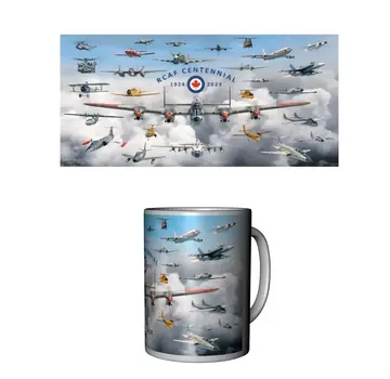 Labusch Skywear Mug RCAF 100 Legacy Collage Ceramic