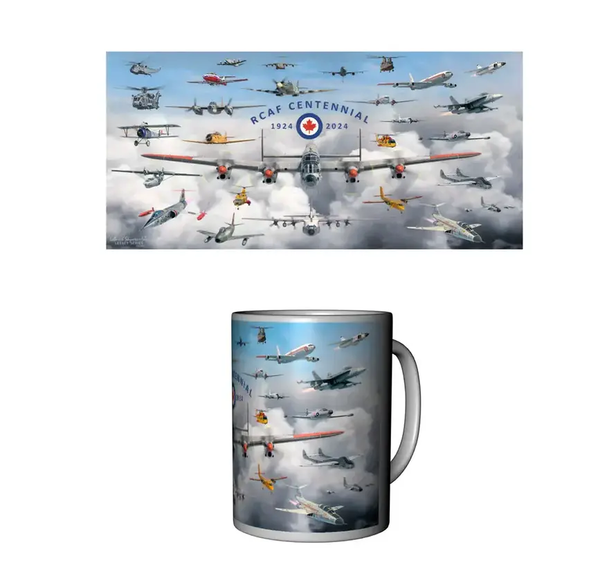 Mug RCAF 100 Legacy Collage Ceramic