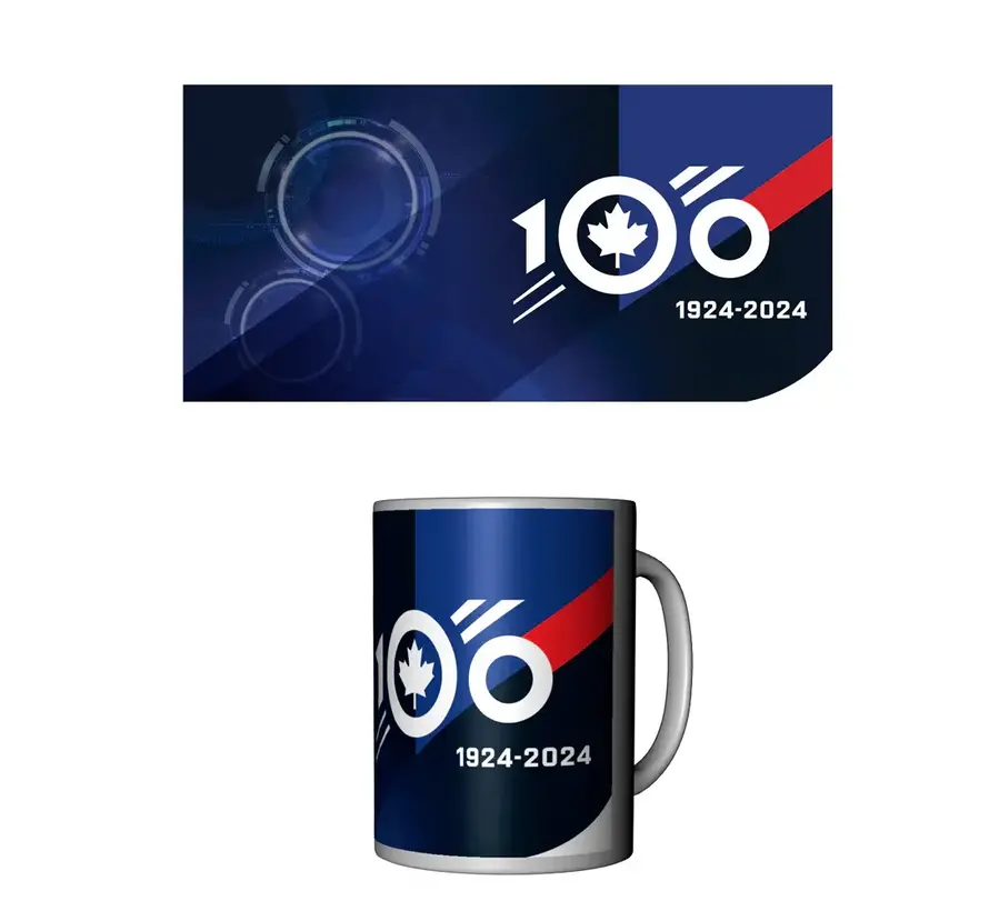 Mug RCAF 100 Insigina Collection Ceramic  (Blue)