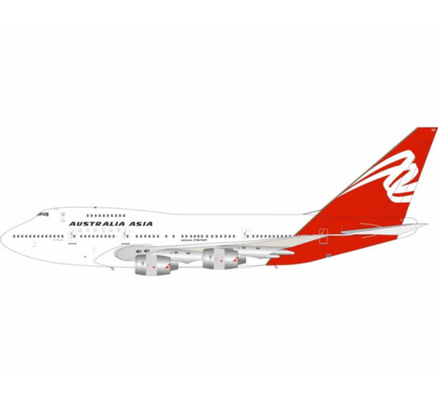 B747SP-38 Australia Asia (QANTAS) VH-EAB 1:200 with stand +NewArrival+
