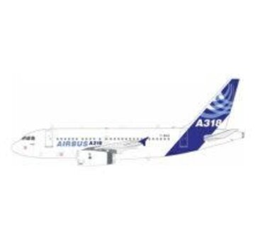 InFlight A318 Airbus new house livery F-WWIA 1:200 with stand  +New Mould+ +New Arrival+