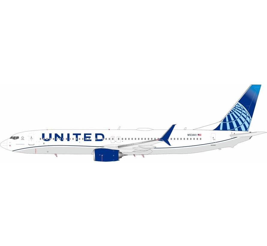 B737-900ER United Airlines blue evolution 2019 livery N53441 1:200 with stand  +New arrival+