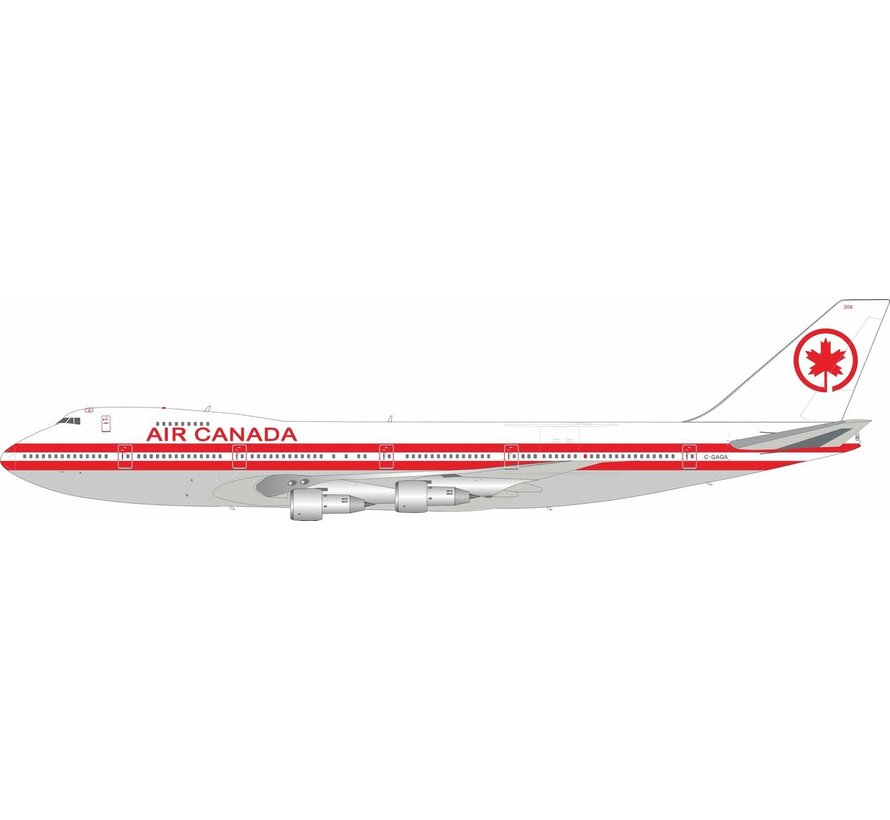 B747-200BM Air Canada white tail special livery C-GAGA 1:200 with stand  Limited Edition +New Arrival+