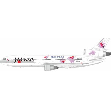 InFlight DC10-40 JALways Reso`cha livery JA8547 1:200 with stand +New Arrival+