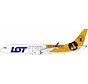 B737-8 MAX LOT Polish Airlines 100 Krosno glass SP-LVK 1:200 with stand