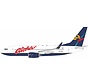 B737-700W Aloha Airlines N739AL 1:200 winglets with stand +New Arrival+