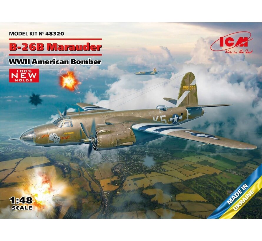 B-26B Marauder WWII American Bomber 1:48 NEW 2024
