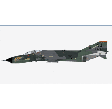 Hobby Master F4E Phantom II 108th TFW New Jersey Air National Guard NJ Tiger nose 68-0378 May 1988 1:72