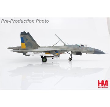 Hobby Master Su27  Ukrainian Air Force Compass Ghost Grey scheme 2023 1:72 (with AGM-88 and IRIS-T missiles)