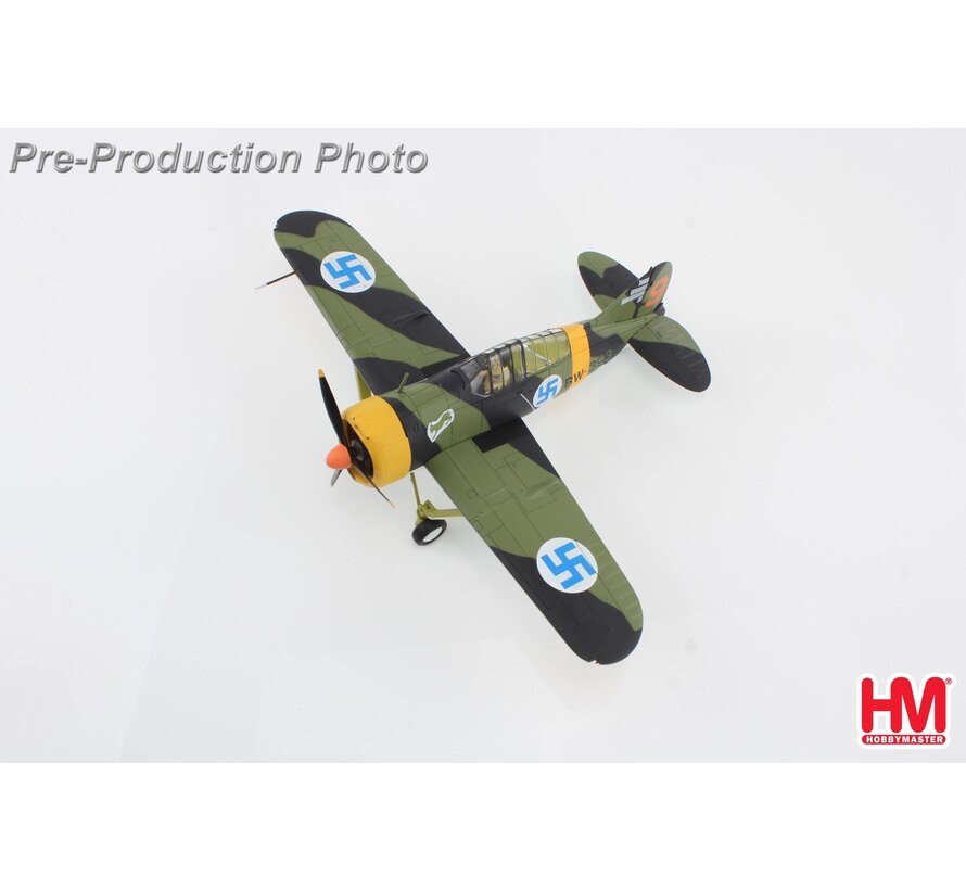 Brewster Model 239 "Buffalo" BW393, 3/LeLv 24, flown by 1st Lt Hans Wind, Finnish Air Force, March 1944 1:48