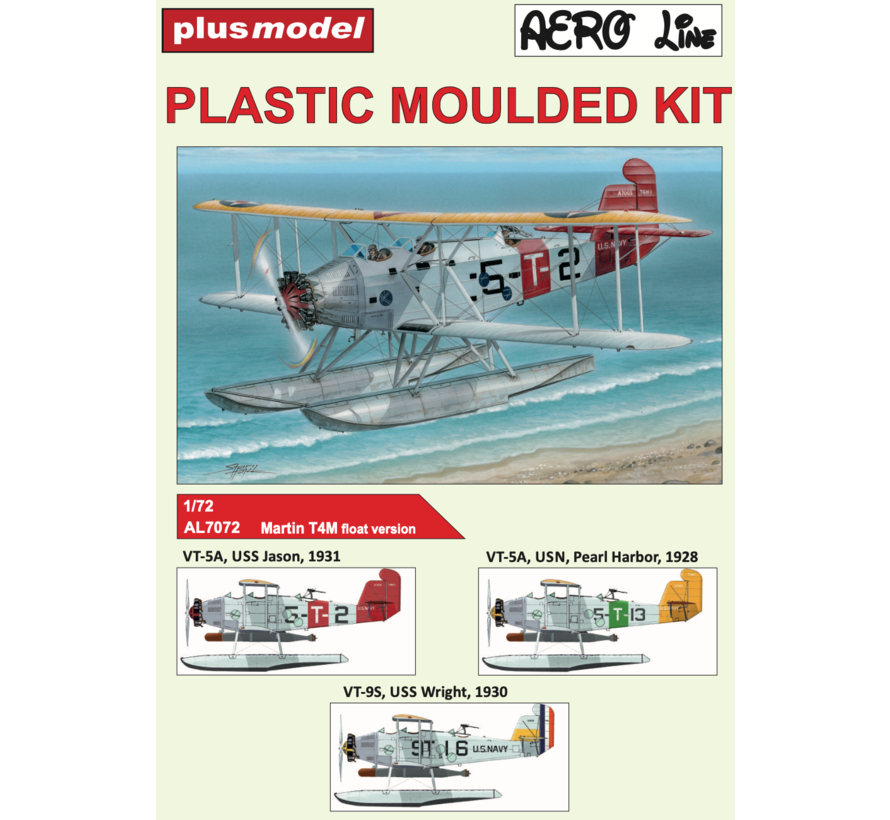 PLUS MODEL Martin T4M torpedo bomber float plane 1:72
