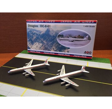 BigBird DC8-61 JAL/JAA twin set 1:400 *Collection Sale RARE !