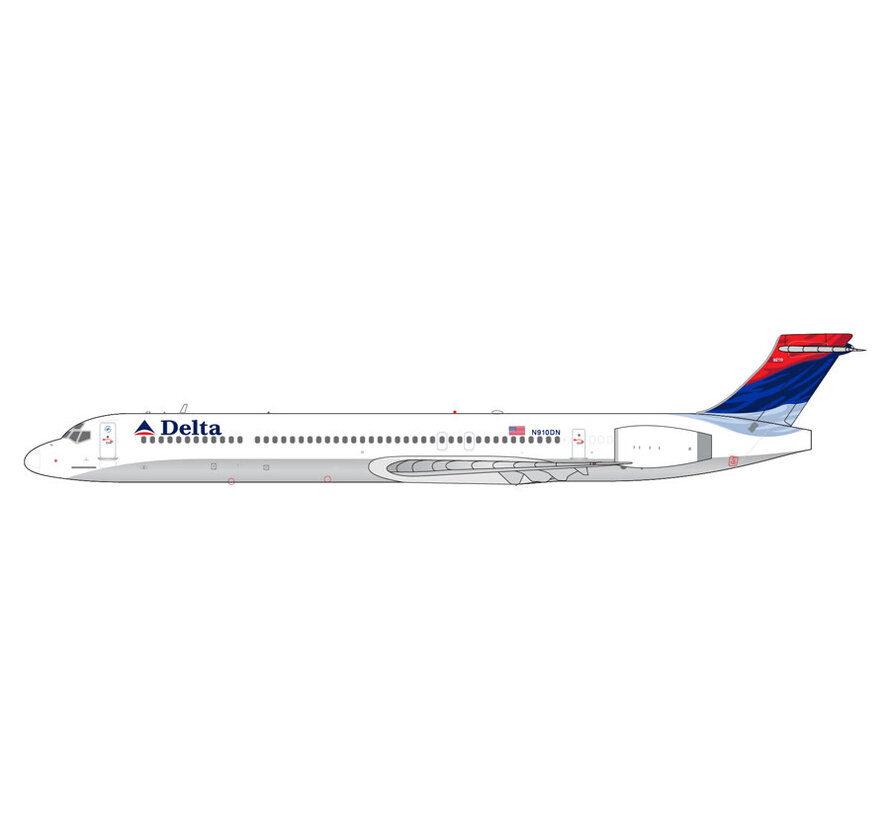 MD90 Delta Air Lines N910DN Colors in Motion livery 1:400