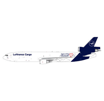 Gemini Jets MD11F Lufthansa Cargo 2019 livery D-ALCC Farewell MD-11 1:400