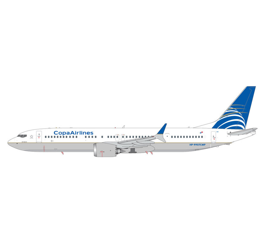 B737-9 MAX Copa Airlines HP-9907CMP 1:200