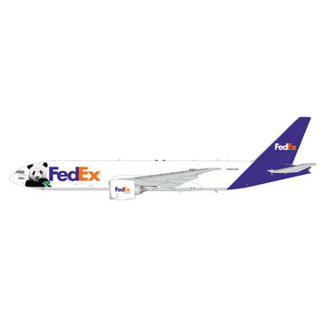 Gemini Jets B777-200LRF FedEx Express N886FD FedEx Panda Express 1:200 with stand