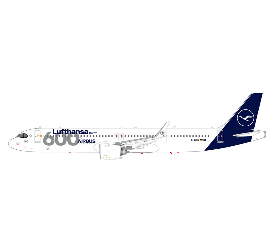A321neo Lufthansa 600th Airbus Aircraft D-AIEQ 1:200