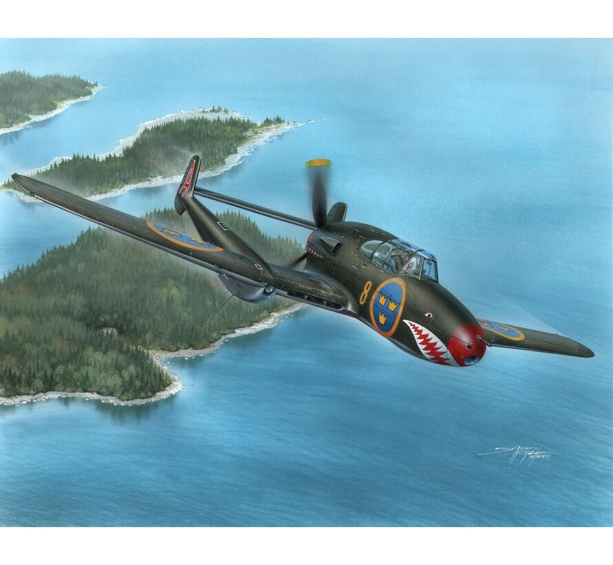J21A SAAB Swedish 1:72