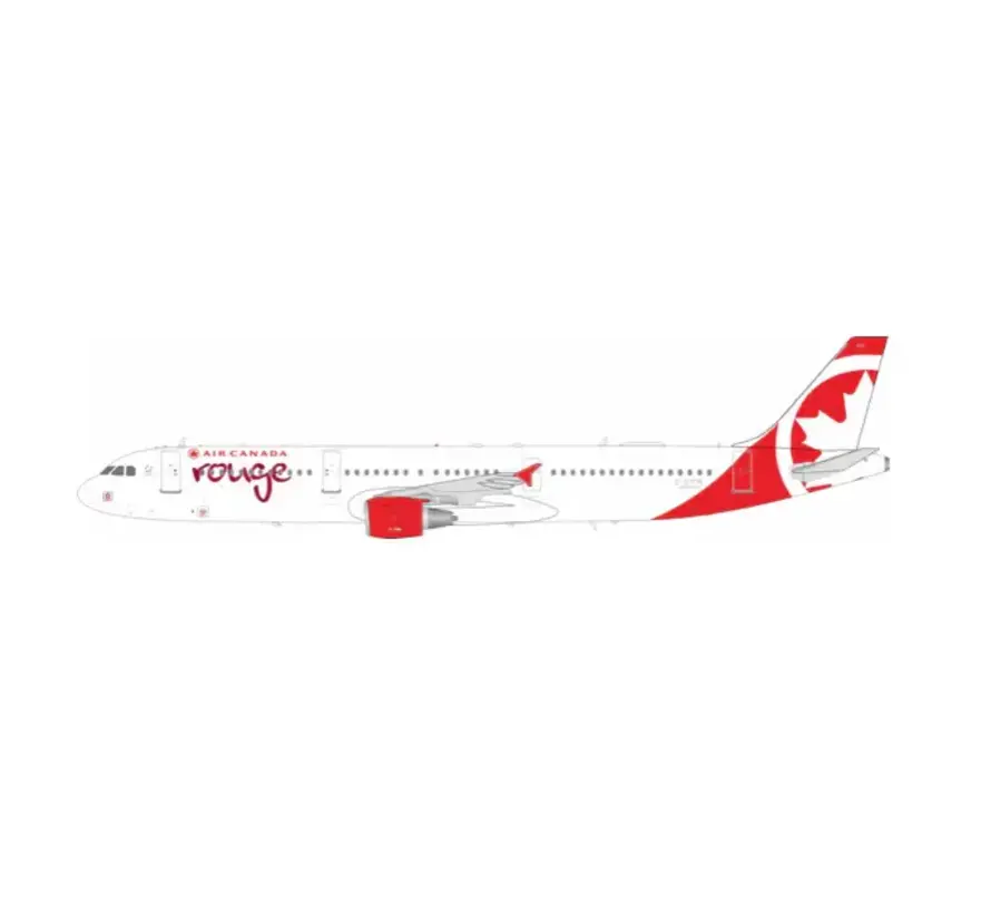 A321 Air Canada Rouge C-GYFM 1:200 with stand