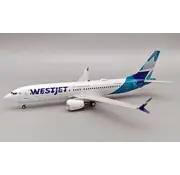 InFlight B737-8 MAX WestJet 2018 livery C-FEWJ 1:200 with stand *NEW ARRIVAL
