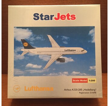Starjets A320-200 Lufthansa D-AIP 'Heidelberg' 1:200 *Collection Sale