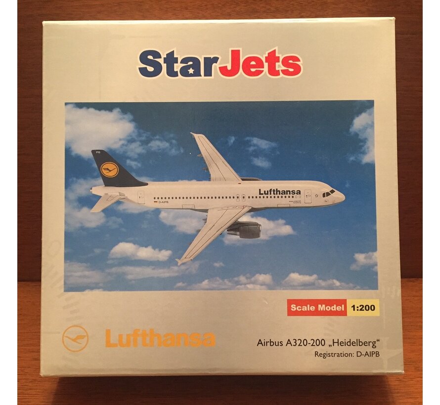 Starjets A320-200 Lufthansa D-AIP 'Heidelberg' 1:200 *Collection Sale