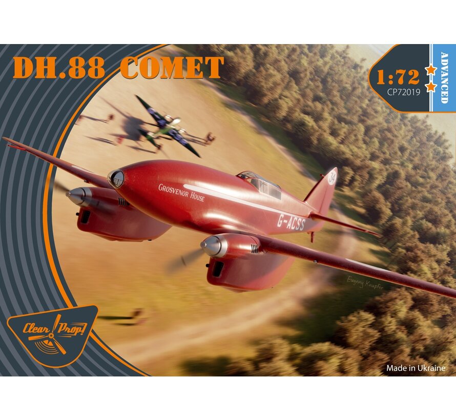Clear Prop DH.88 Comet 1:72 Advanced kit
