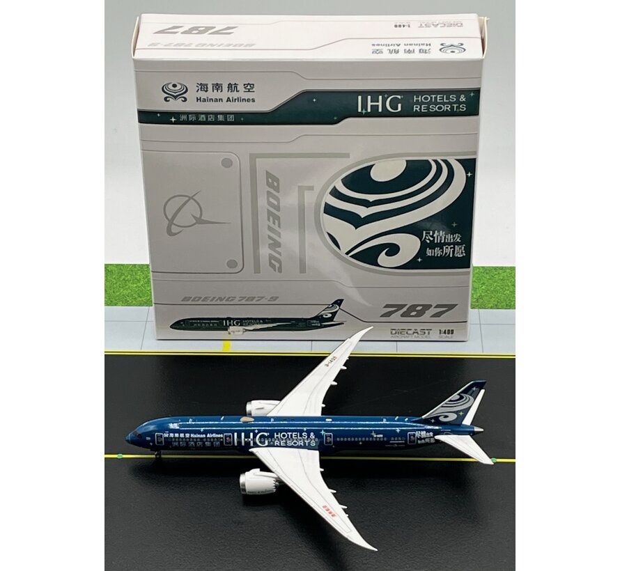 B787-9 Dreamliner Hainan Airlines IHG Hotels & Resorts blue B-1499 1:400 *NEW ARRIVAL