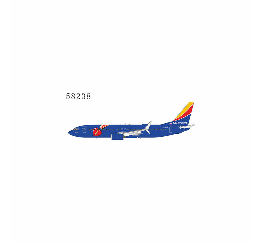 B737-800S Southwest Airlines N8681M Triple Crown One livery 1:400  scimitars +New arrival+